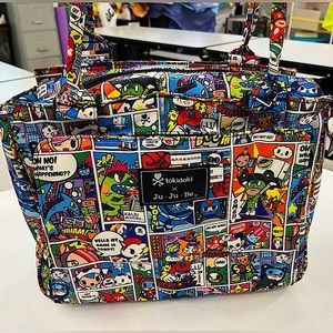 Tokidoki Ju Ju Be Super Toki Diaper Tote Bag and Changing Pad